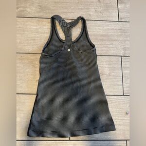 Lululemon Cool RACERBACK Tank Top Striped Size 4